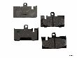 Akebono Disc Brake Pad Set  Rear 