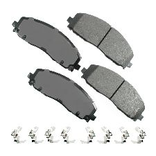 Akebono Disc Brake Pad Set  Front 