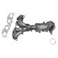 AP Exhaust Catalytic Converter with Integrated Exhaust Manifold  Front 