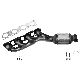 AP Exhaust Catalytic Converter with Integrated Exhaust Manifold  Left 