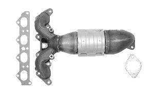 AP Exhaust Catalytic Converter with Integrated Exhaust Manifold  Front 
