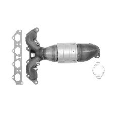 AP Exhaust Catalytic Converter with Integrated Exhaust Manifold  Front 