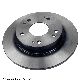 Beck Arnley Disc Brake Rotor  Rear 