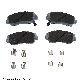 Beck Arnley Disc Brake Pad Set  Front 