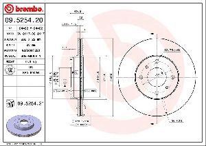 Brembo Disc Brake Rotor  Front 