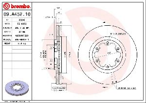 Brembo Disc Brake Rotor  Front 