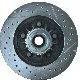 Centric Disc Brake Rotor  Front Right 