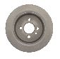 Centric Disc Brake Rotor  Rear 