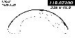 Centric Drum Brake Shoe  Rear 