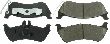 Centric Disc Brake Pad Set  Rear 