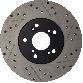 Centric Disc Brake Rotor  Front Left 