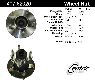 Centric Wheel Bearing and Hub Assembly  Rear 