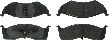 Centric Disc Brake Pad Set  Front 