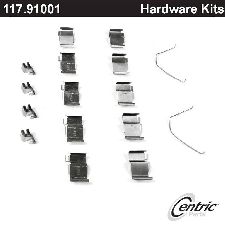 Centric Disc Brake Hardware Kit  Rear 