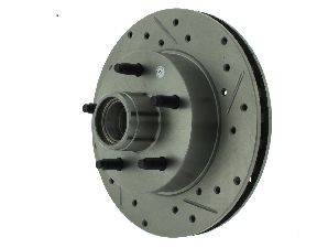Centric Disc Brake Rotor  Front Left 