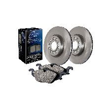 Centric Disc Brake Pad and Rotor Kit  Front and Rear 