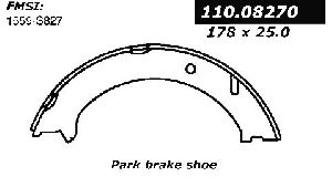 Centric Parking Brake Shoe  Rear 