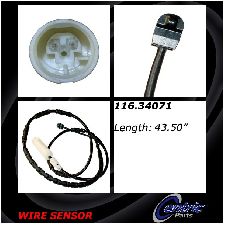 Centric Disc Brake Pad Wear Sensor  Rear 