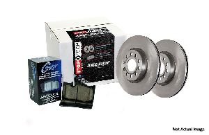 Centric Disc Brake Pad and Rotor Kit  Rear 