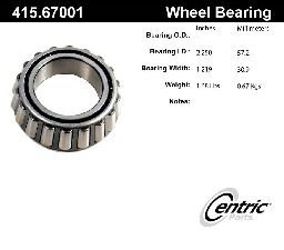 Centric Wheel Bearing  Rear Inner 