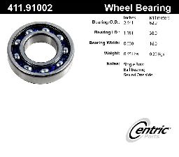 Centric Drive Axle Shaft Bearing  Rear Inner 