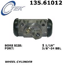 Centric Drum Brake Wheel Cylinder  Front Right 
