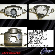 Centric Disc Brake Caliper  Front Right 