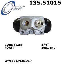 Centric Drum Brake Wheel Cylinder  Rear Right 