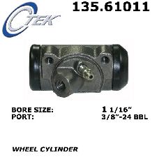 Centric Drum Brake Wheel Cylinder  Front Left 