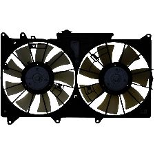 Continental Dual Radiator and Condenser Fan Assembly 