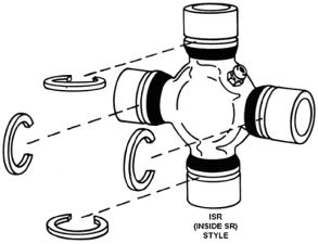 Dana Spicer Chassis Universal Joint  Rear Driveshaft at Support Bearing 