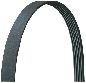 Dayco Serpentine Belt  Air Conditioning and Idler 