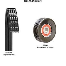 Dayco Serpentine Belt Drive Component Kit  Air Conditioning and Idler 