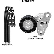 Dayco Serpentine Belt Drive Component Kit  Air Conditioning and Tensioner 