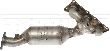 Dorman Catalytic Converter with Integrated Exhaust Manifold  Rear 