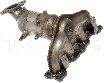 Dorman Catalytic Converter with Integrated Exhaust Manifold  Front 