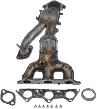 Dorman Catalytic Converter with Integrated Exhaust Manifold  Rear 