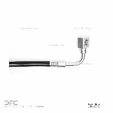 Dynamic Friction Brake Hydraulic Hose  Front Right 