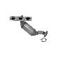 Eastern Catalytic Catalytic Converter with Integrated Exhaust Manifold  Rear 