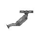 Eastern Catalytic Catalytic Converter with Integrated Exhaust Manifold  Rear 