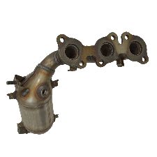Eastern Catalytic Catalytic Converter with Integrated Exhaust Manifold  Front Right 