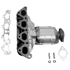 Eastern Catalytic Catalytic Converter with Integrated Exhaust Manifold  Front 