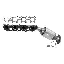 Eastern Catalytic Catalytic Converter with Integrated Exhaust Manifold  Right 