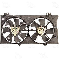 Four Seasons Dual Radiator and Condenser Fan Assembly 