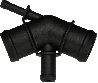 Gates Engine Coolant Water Outlet  Coolant Crossover 
