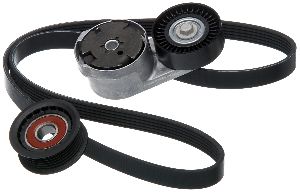 Gates Serpentine Belt Drive Component Kit 