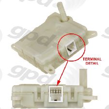 Global Parts HVAC Mode Door Actuator 