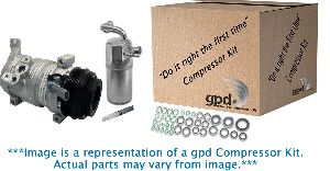 Global Parts A/C Compressor and Component Kit 