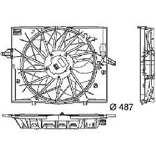 LKQ Engine Cooling Fan Assembly 