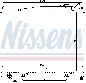 Nissens Radiator  Front 
